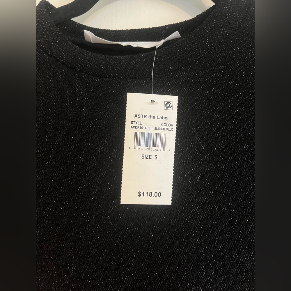 NWT - ASTR the Label Black Dress - Picture 4 of 4